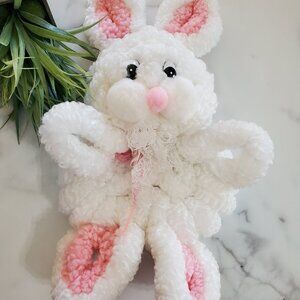 White & Pink Bunny Wall Hanging